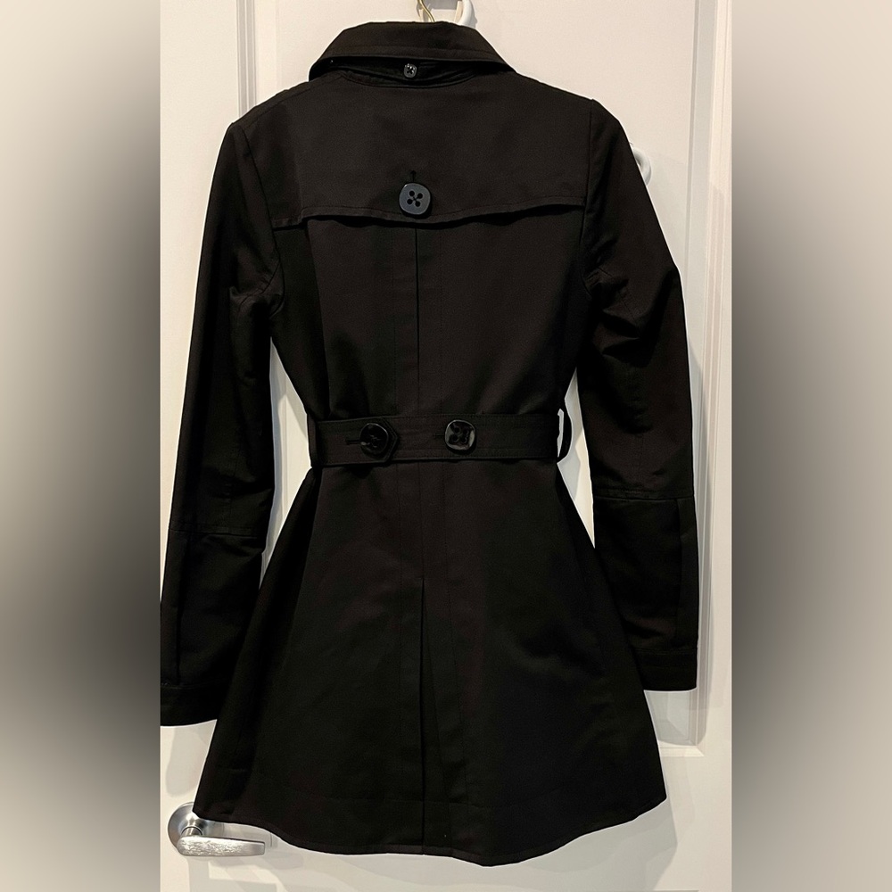Soia & Kyo Black Trench Coat - Picture 3 of 8